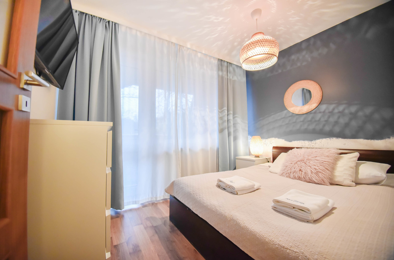 Appartement mit Schlafzimmer und großen Terrasse - ul. Bolesława Chrobrego 44 - Urlaub In Swinoujscie, Appartements mit Garage zu vermieten