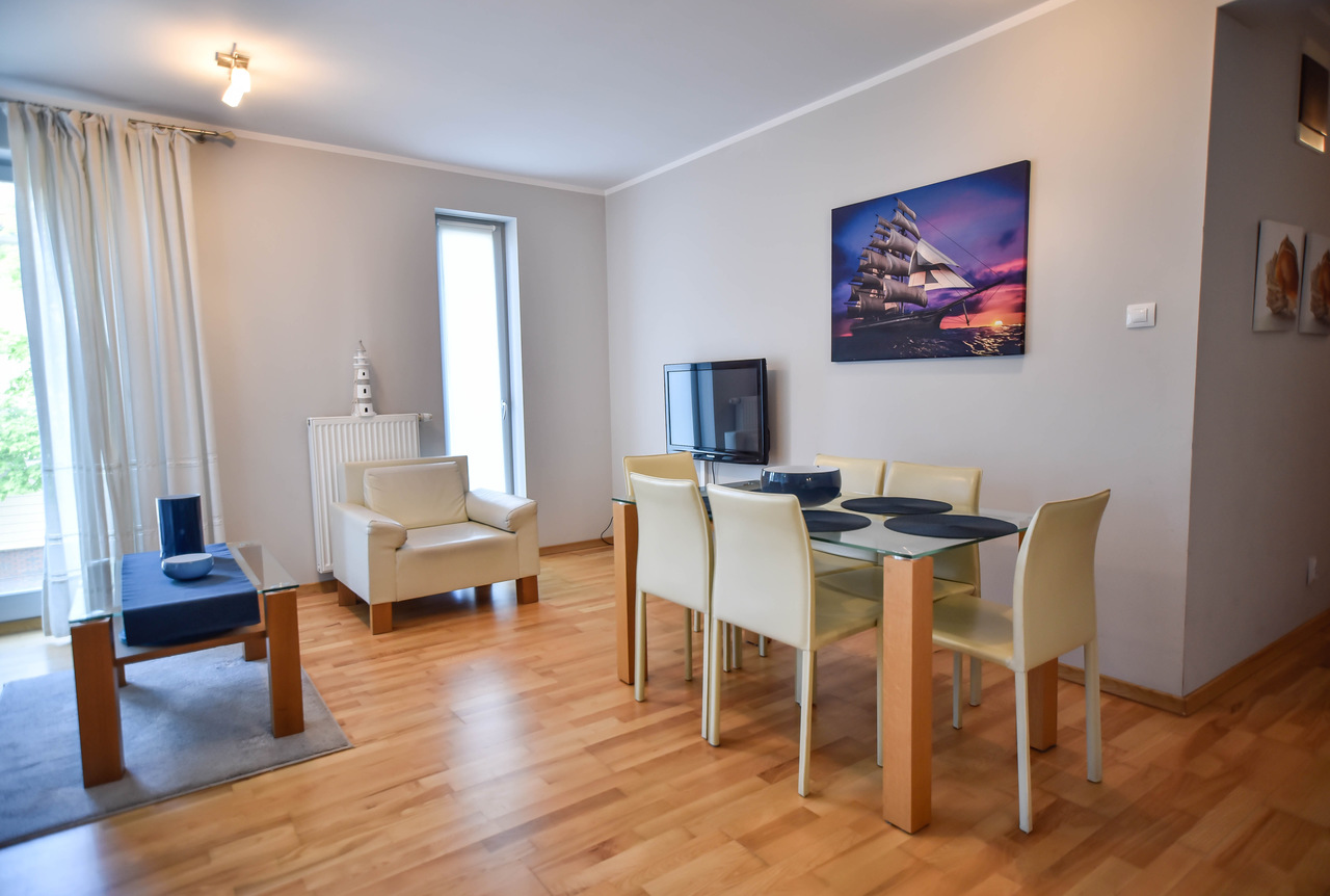 Appartement mit 2 Schlaffzimmern für 6 Personen - ul. Cieszkowskiego 3,4 - Appartements zu vermieten, Swinoujscie, Strand, Promenade, Parkplatz