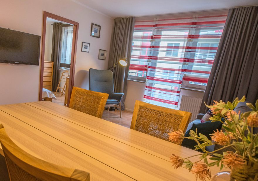 Appartement mit Schlafzimmer für 2-4 Personen in Swinemünde - ul. Zdrojowa  - Appartements am Strand in Swinoujscie, Wohnung mieten in Swinoujscie, mit Garage, Balkon, kostenloss WLAN