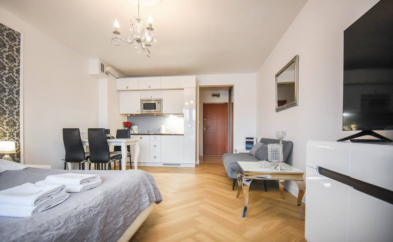 1- Zimmer Wohnung für 2  Personen mit Tiefgarage - ul. Zdrojowa  - Appartements zu vermieten, Swinoujscie, Strand, Promenade, Parkplatz